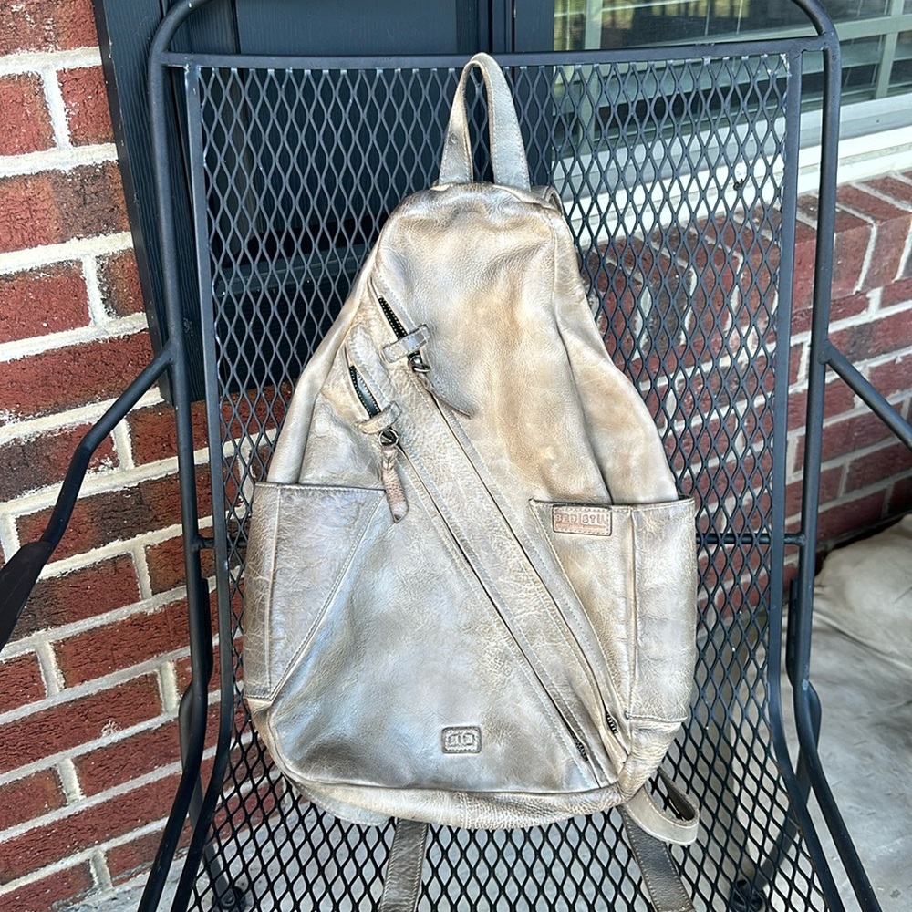 BED/STU Cobbler Series TOMMIE Genuine Leather Backpack w/ Dust Cover in VGUC